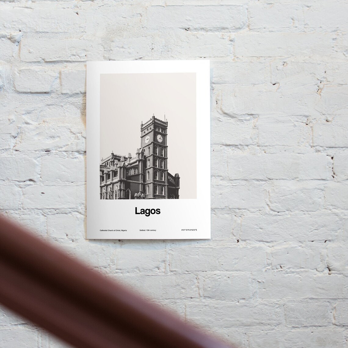 Lagos Cathedral Church Of Christ Travel Poster - Image 3