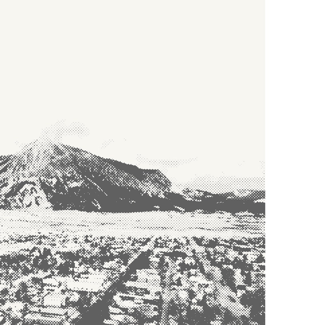 Crested Butte Colorado Minimalist Winter Town Poster - Image 2