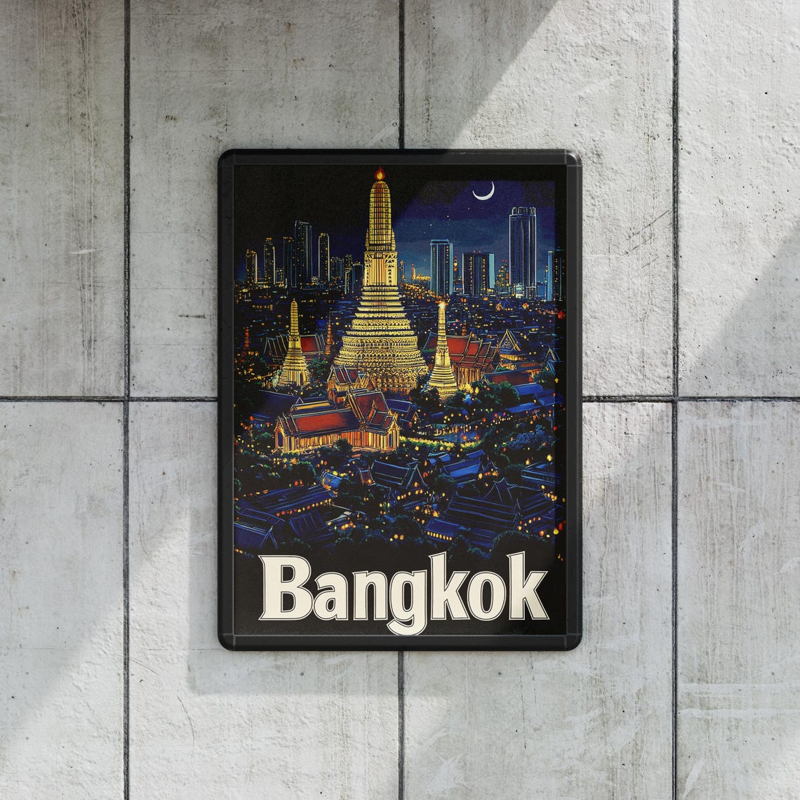 Bangkok City Print, Thailand Travel Poster - Image 2