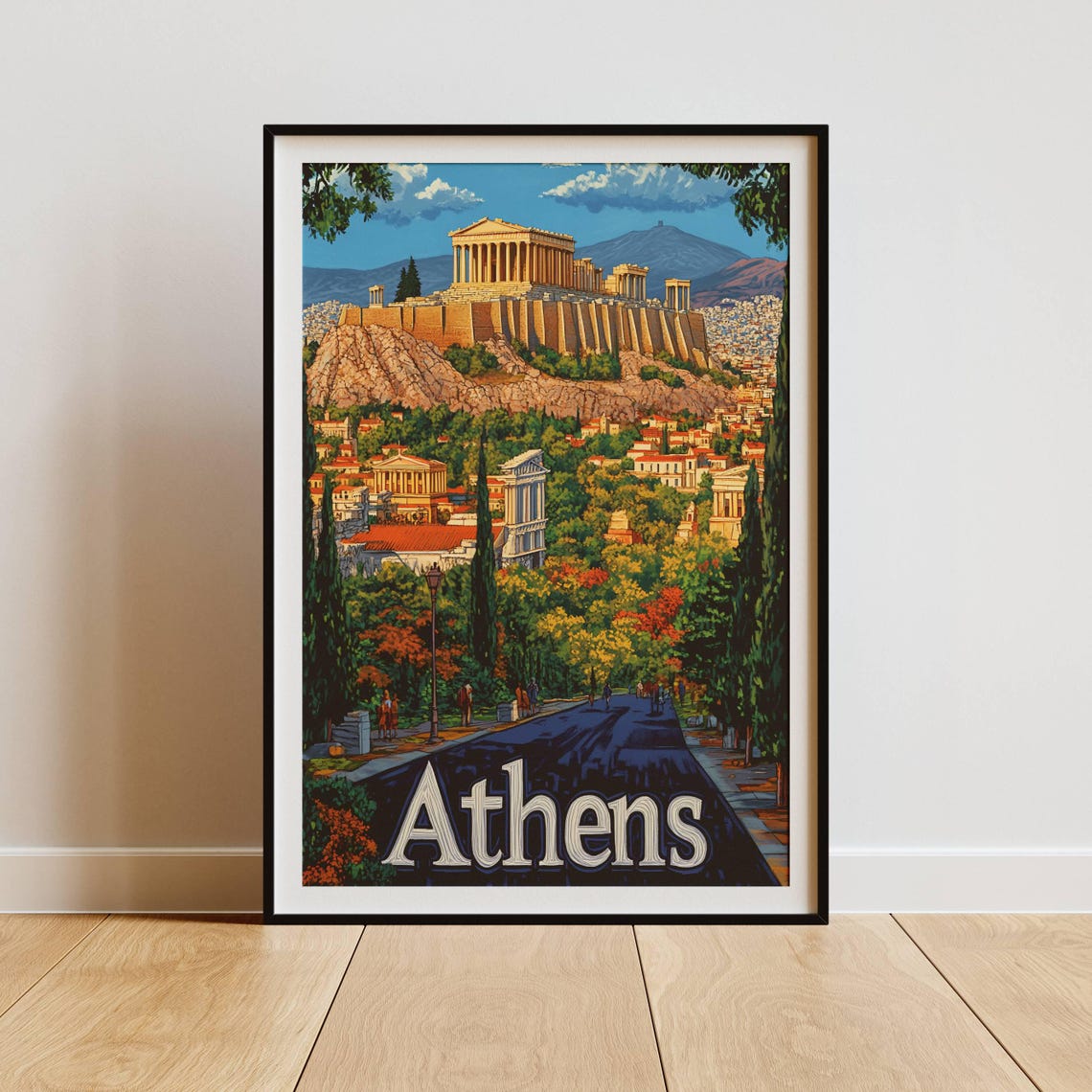 Athens Travel Poster, Greece Travel Gift - Image 6