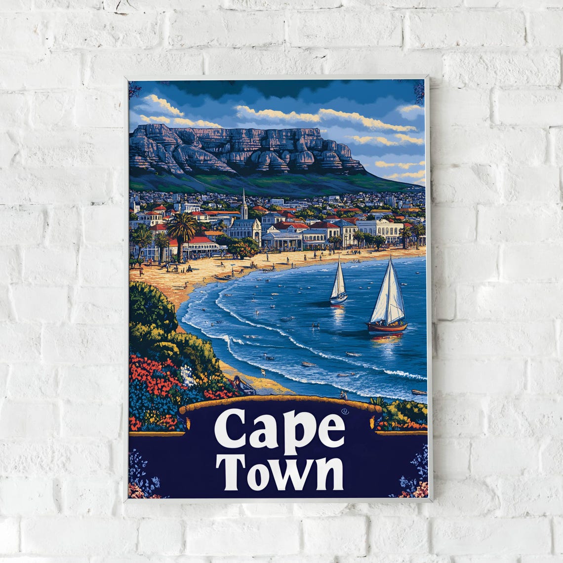 Cape Town Travel Poster, South Africa Africa - Image 6