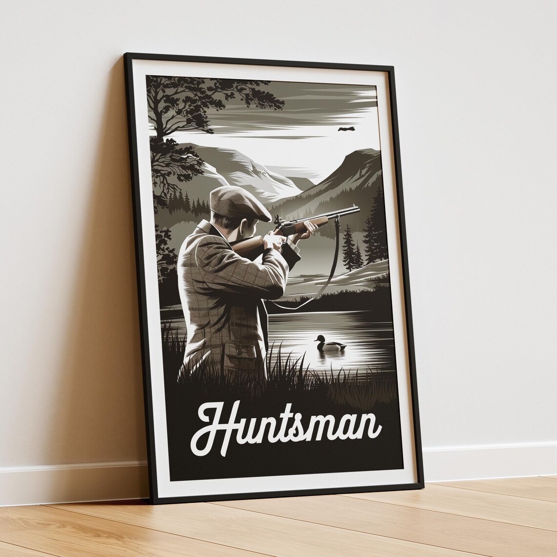 British Game Shoot Hunting Poster, Vintage Countryside Decor - Image 4