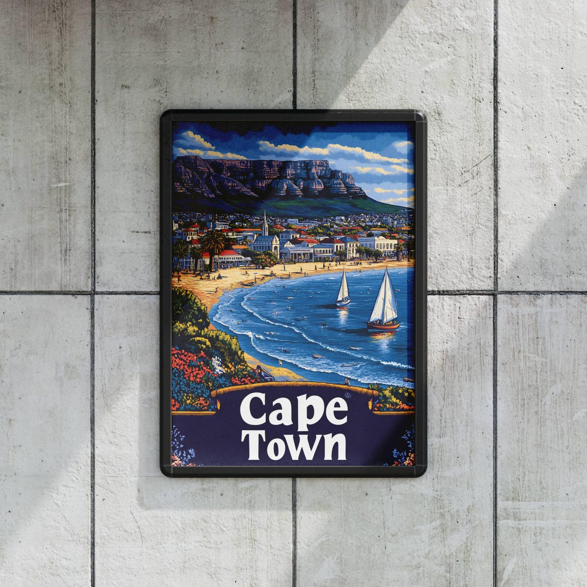 Cape Town Travel Poster, South Africa Africa - Image 2