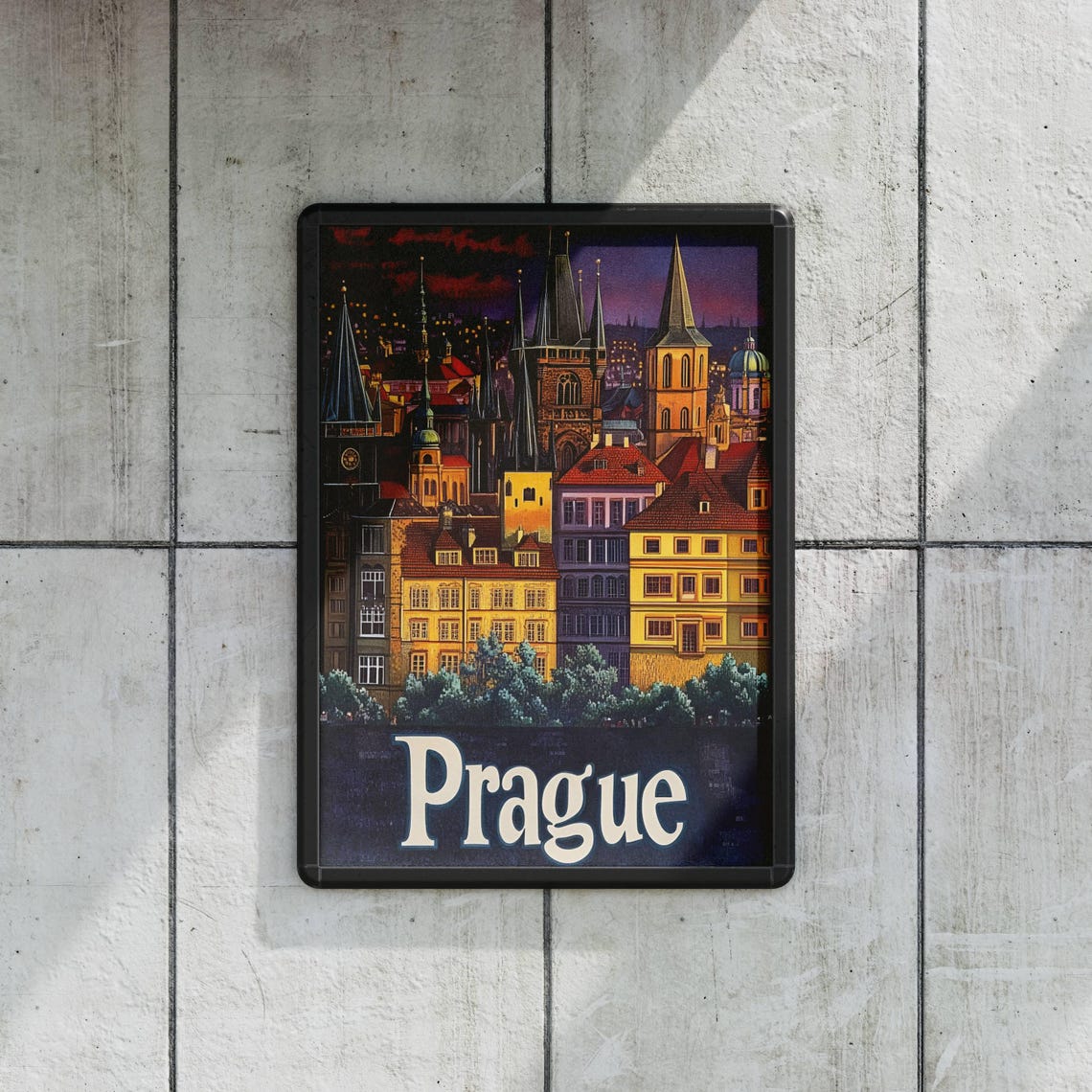 Prague Travel Poster, Europe Travel Gift - Image 2