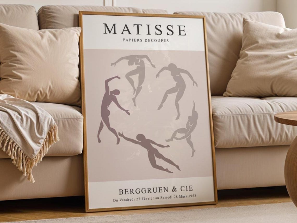 Henri Matisse The Dance Blush Pink Abstract Gallery Art Poster