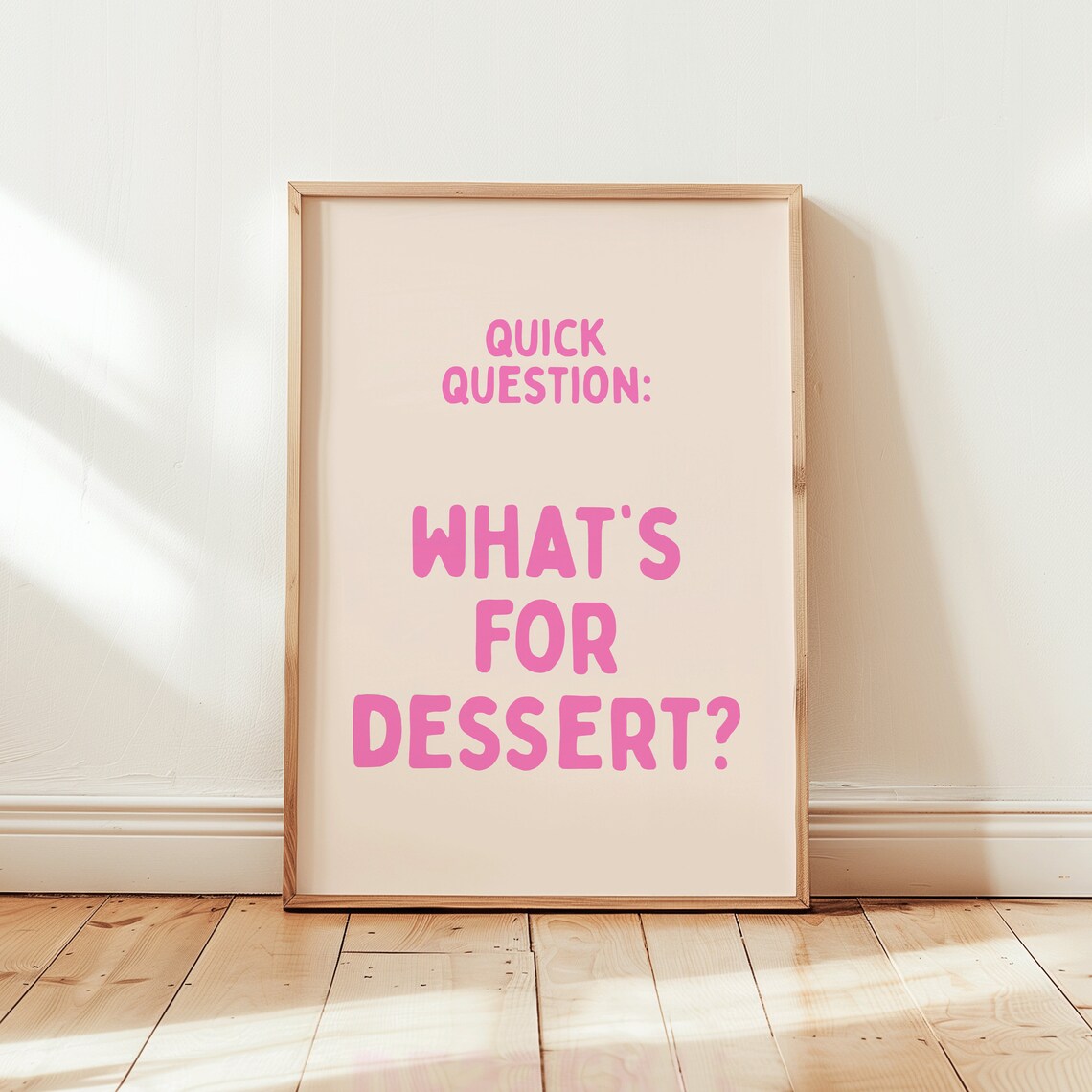 What's For Dessert? Kitchen Humor Art Print - Image 2