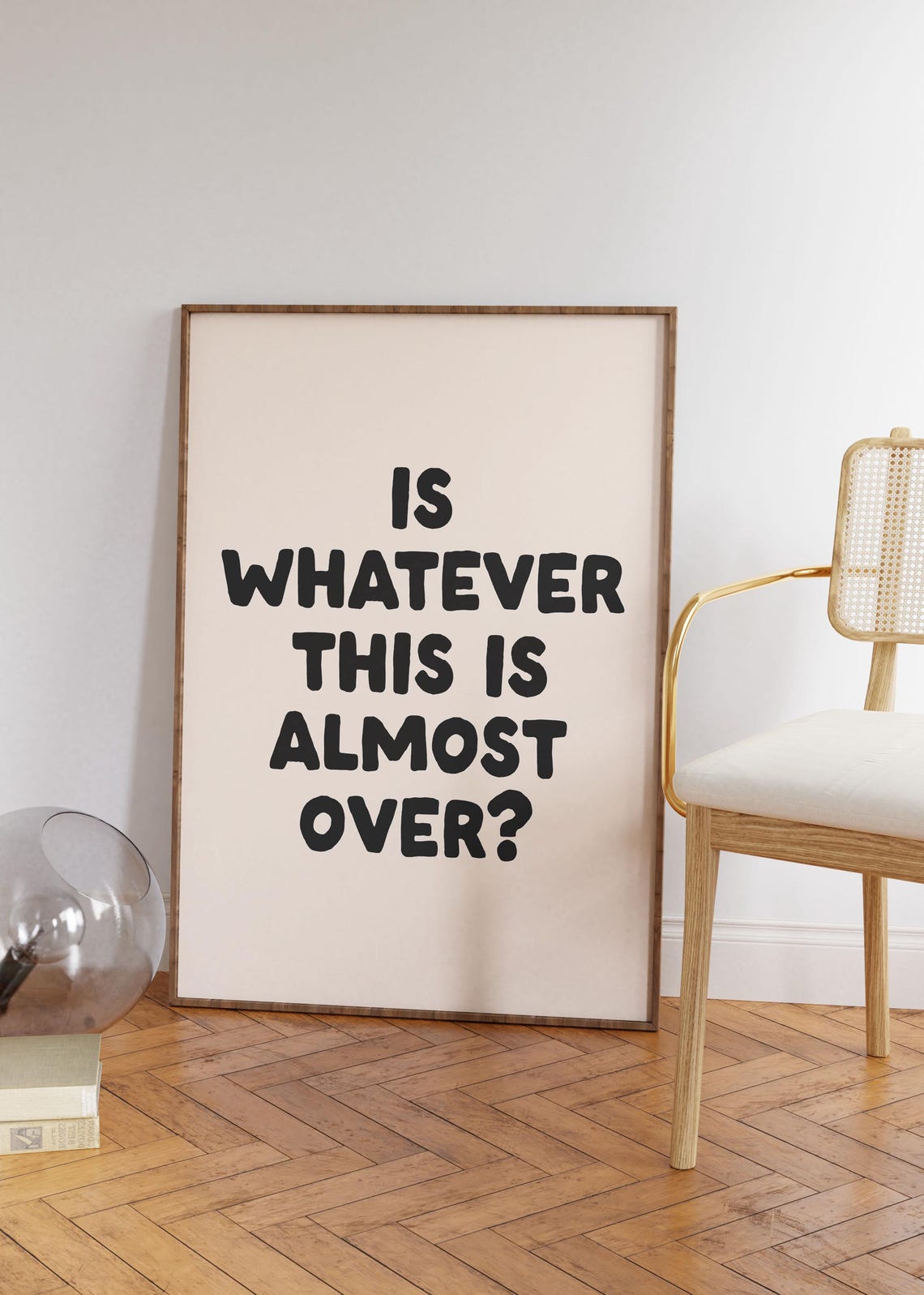 Is Whatever This Is Almost Over Funny Sarcastic Office Quote Poster