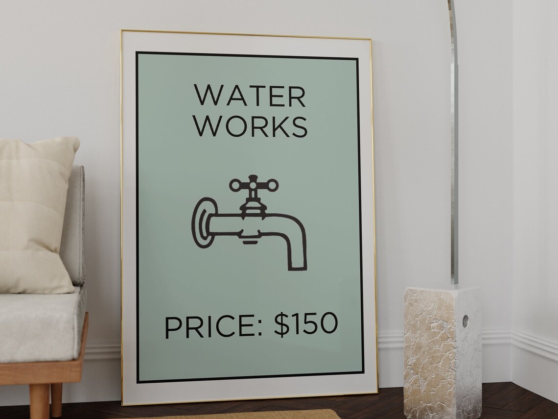 Monopoly Print, Retro Game Room Decor Art Print - Image 2
