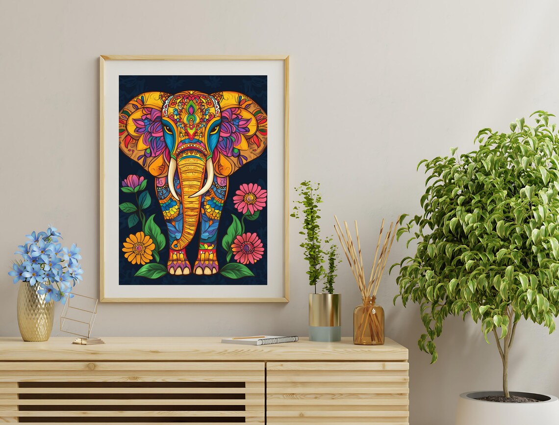 Dopamine Decor Poster, Maximalist Trendy Decor - Image 3