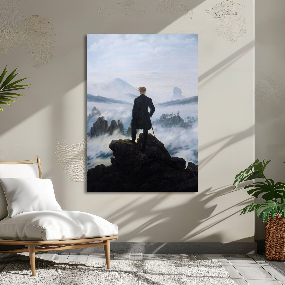 The Wanderer Above the Sea of Fog Friedrich Romantic Art Poster - Image 6