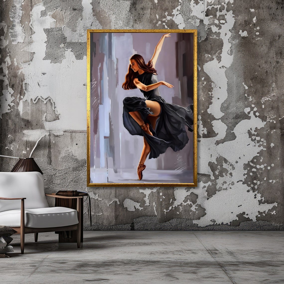 Graceful Ballet Dancer Art Elegant Dance Wall Decor Ballerina Poster Wall Art Design Ready To Hang Decoration - Image 5