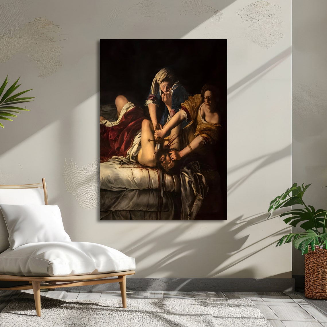 Judith Beheading Holofernes Dramatic Baroque Masterpiece Art Poster - Image 5