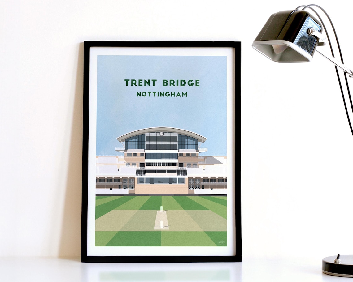 Trent Bridge Nottinghamshire Cricket Ground Art Print