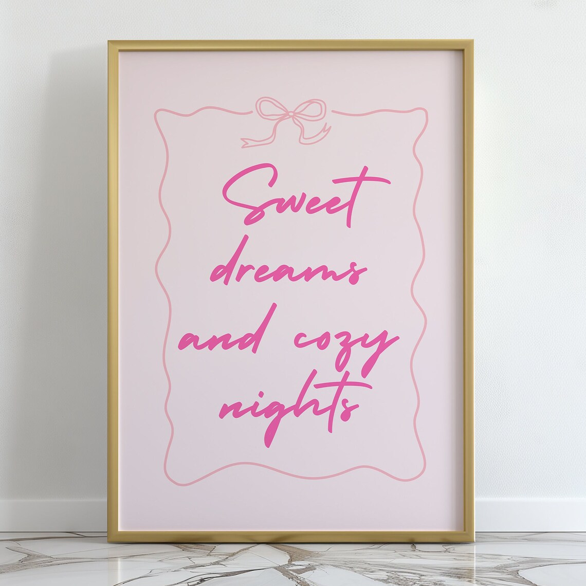Sweet Dreams And Cozy Nights, Minimalist Bedroom Decor