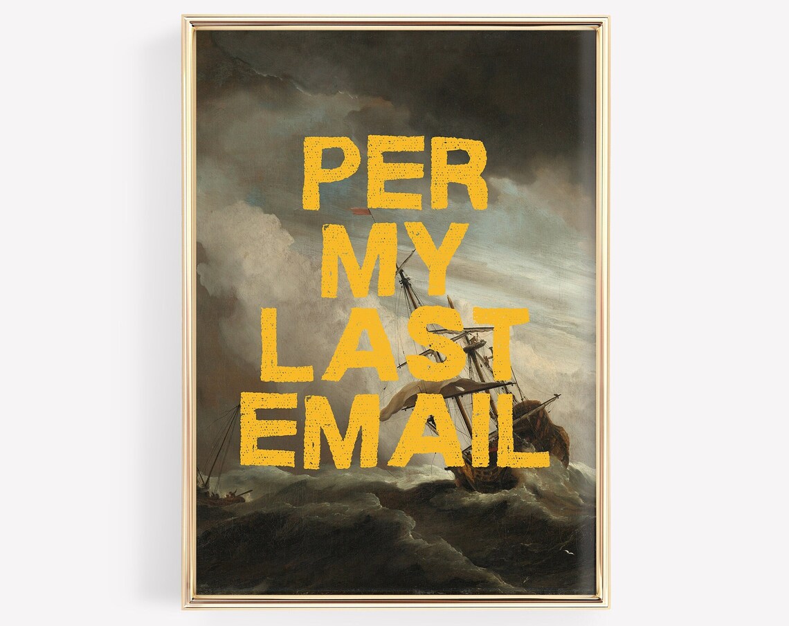 Per My Last Email, Funny Office Typography