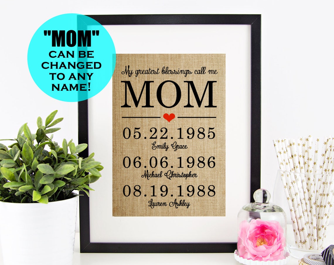 Mother Daughter Long Distance Personalized Gift From Son Long Distance Family Long Distance Love Mom Birthday Gifts For Mom From Daughter