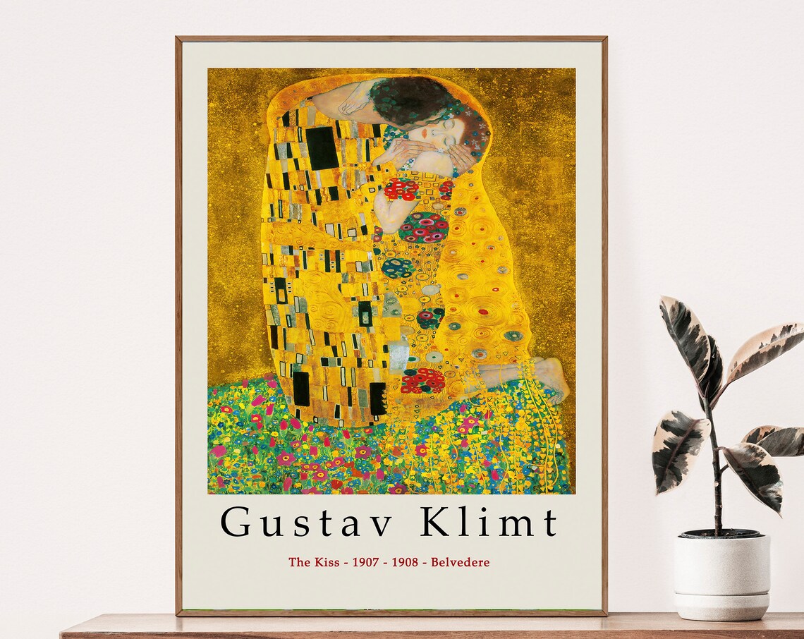 The Kiss by Gustav Klimt Art Print - Image 2