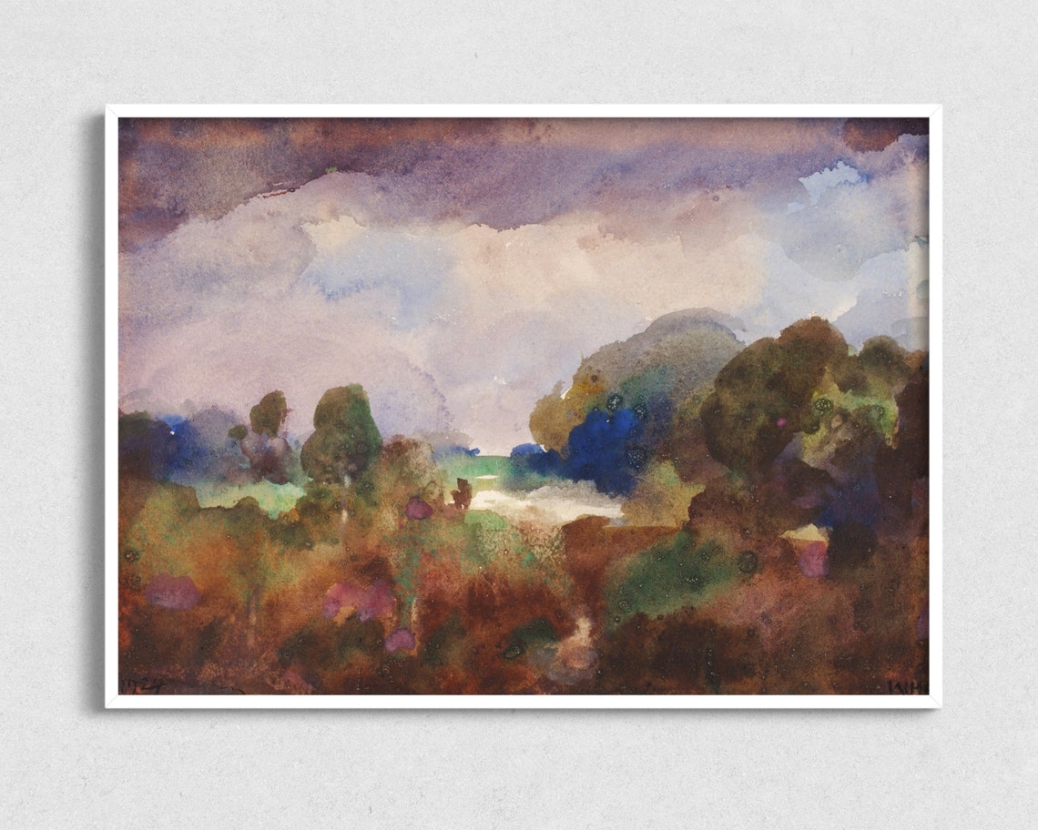 Landscape Vintage Abstract Art