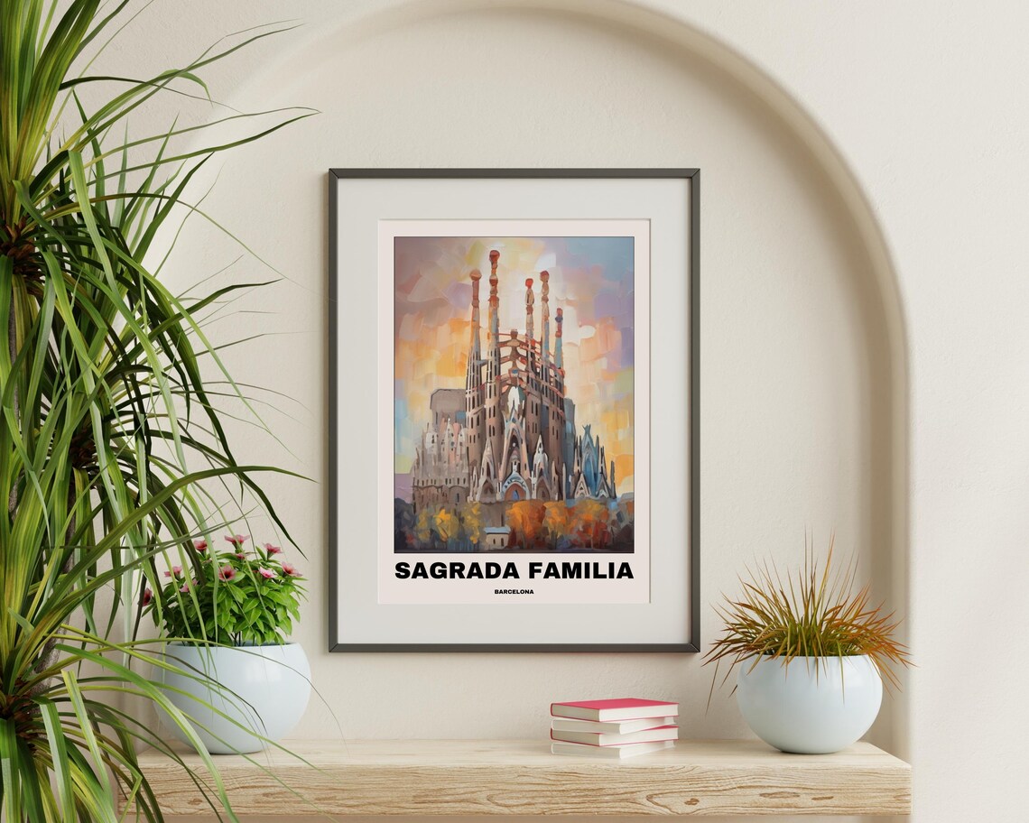 Sagrada Familia - Barcelona Architecture Print - Image 3