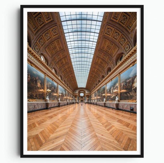 Versailles Palace Travel Print The Gallery Of Great Battles Wall Art Versailles Palace Wall Hanging Home Decoration Travel Gift