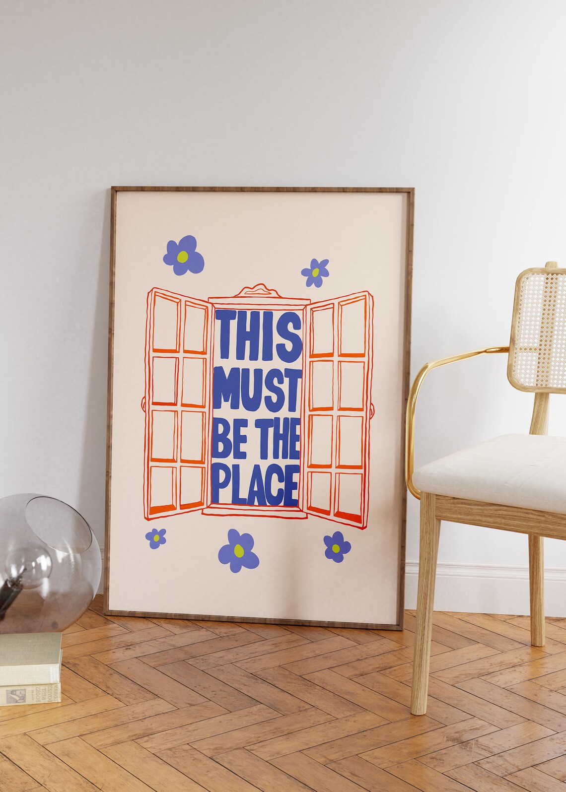 This Must Be The Place Floral Apartment Poster - Image 2