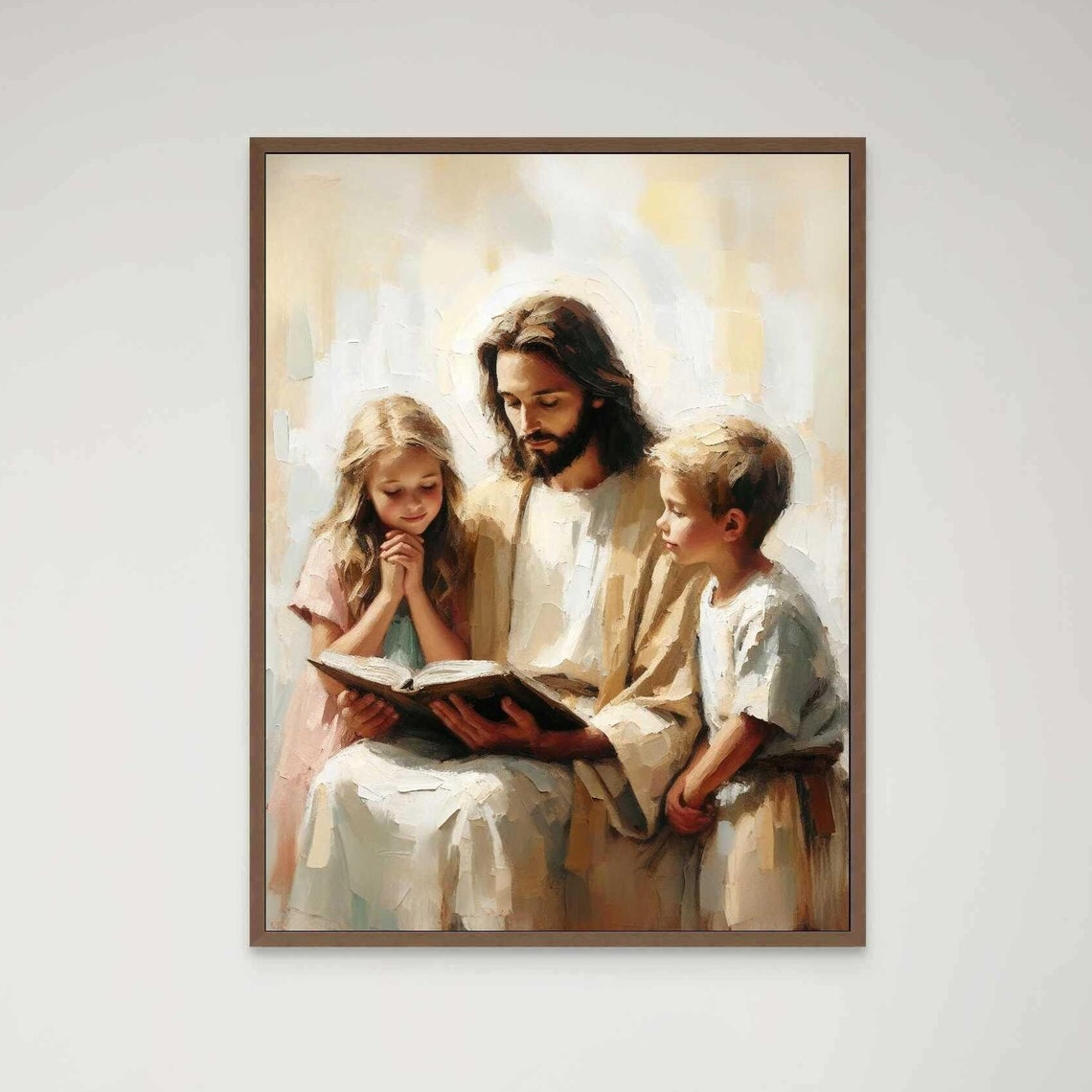 Lessons Of Love Christian Wall Art Christian Art For Kids Picture Of Jesus Lds Painting Bible Painting Christ And Kids Art Jesus Jpg