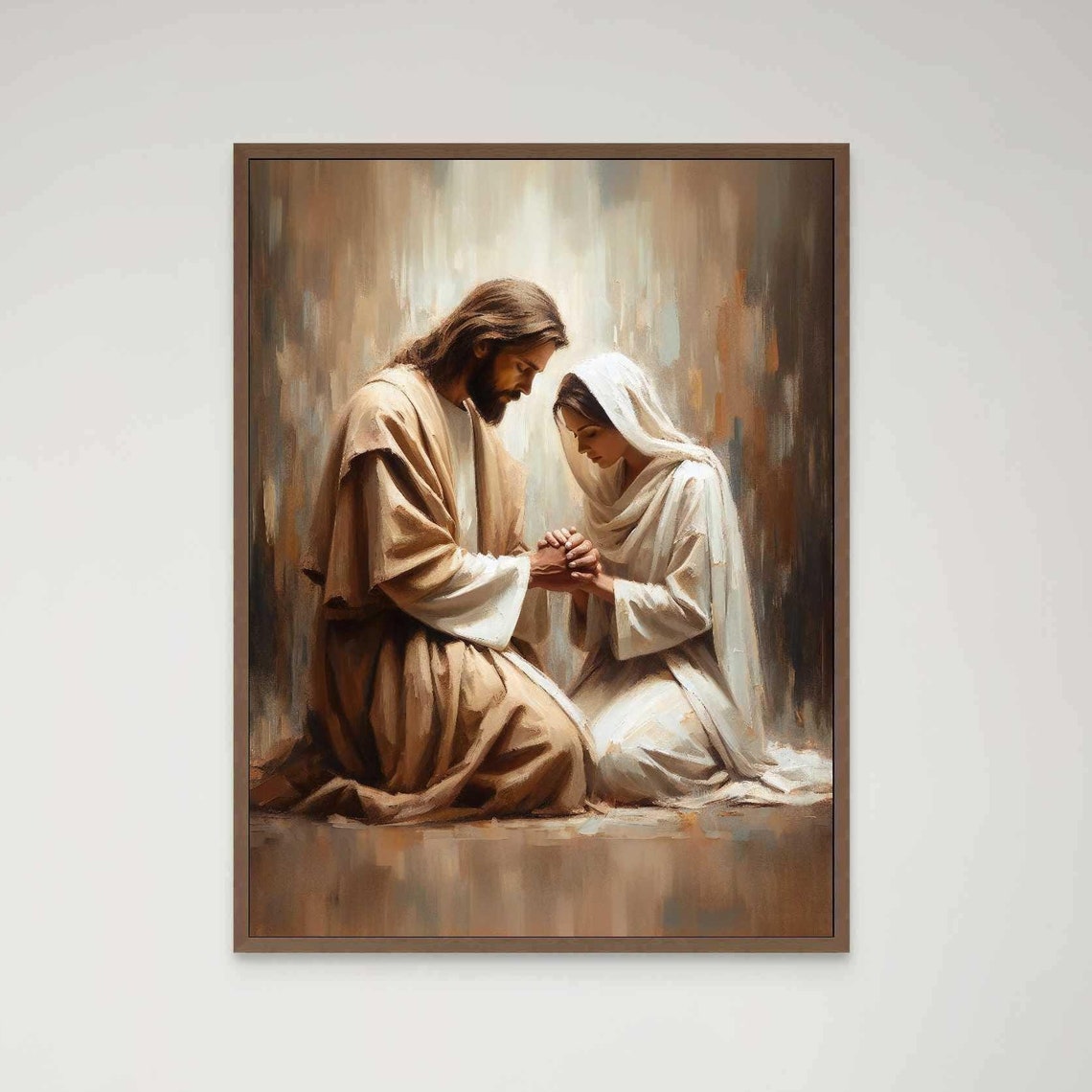 Trust Your Savior Christian Art Jesus With Girl Jesus Picture Lds Prints Bible Art Jesus Heals A Woman Picture Of Jesus Jesus Jpg
