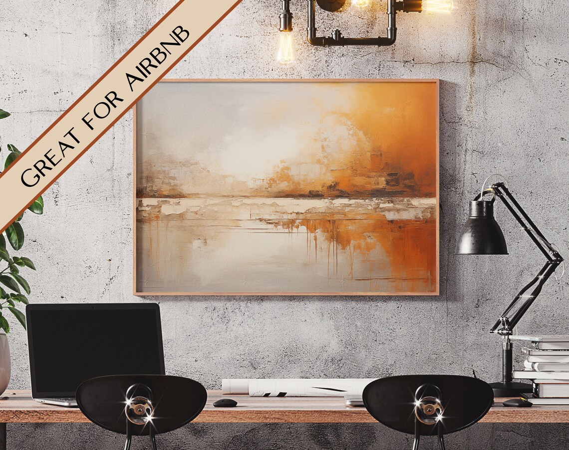 Abstract Print, Minimalist Exhibition Poster