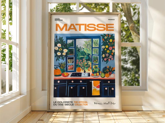 Henri Matisse Kitchen Poster Exhibition Gallery Print Famous Art Oranges