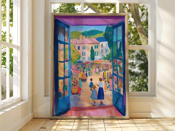 Henri Matisse Style Street Art Exhibition Print Gallery Classic Fauvism Painting