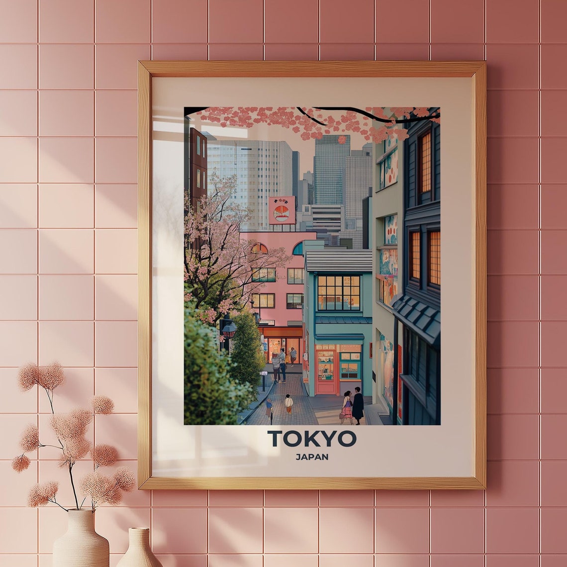 Tokyo Travel Poster Tokyo Poster Tokyo Travel Print Tokyo City Print Travel Print Travel Poster Tokyo Wall Decor Japan Poster - Image 5