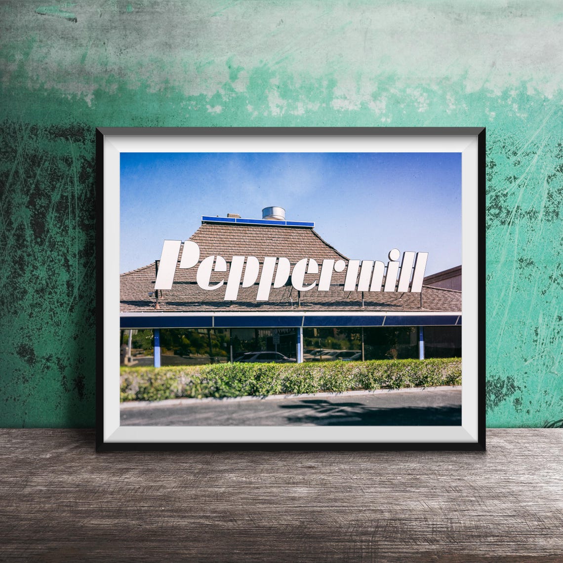 Peppermill Las Vegas Restaurant Rooftop Sign Photography Poster