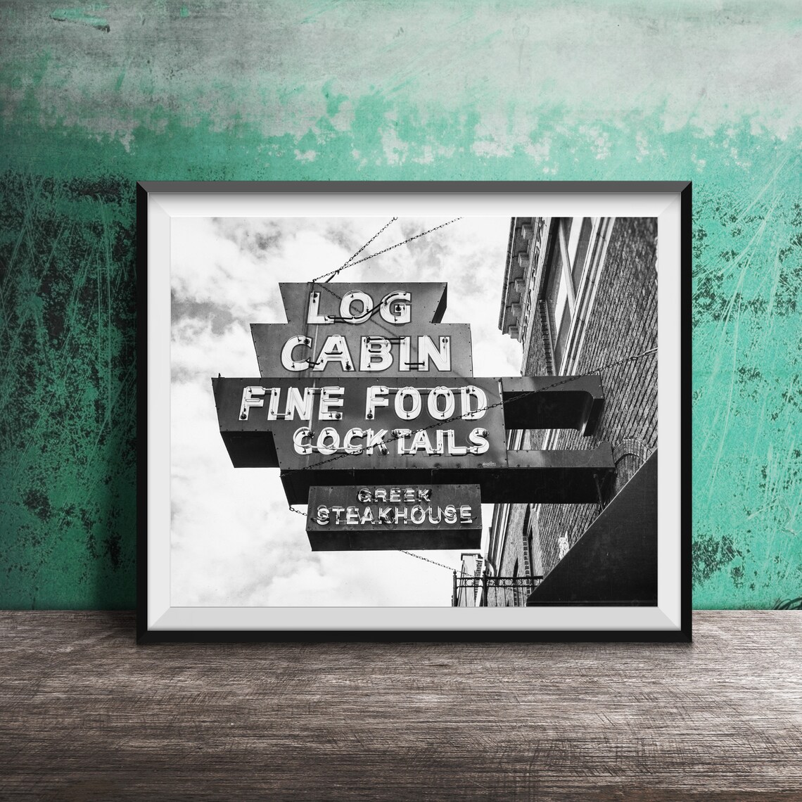 Galena Illinois Log Cabin Steakhouse Downtown Galena Unframed Photography Print Galena Illinois Art Photo Galena Photography - Image 2
