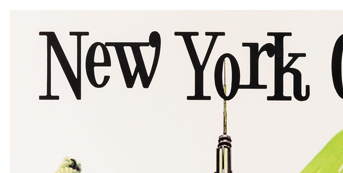 New York City Delta Air Lines Liberty Empire State Landmark Poster - Image 2