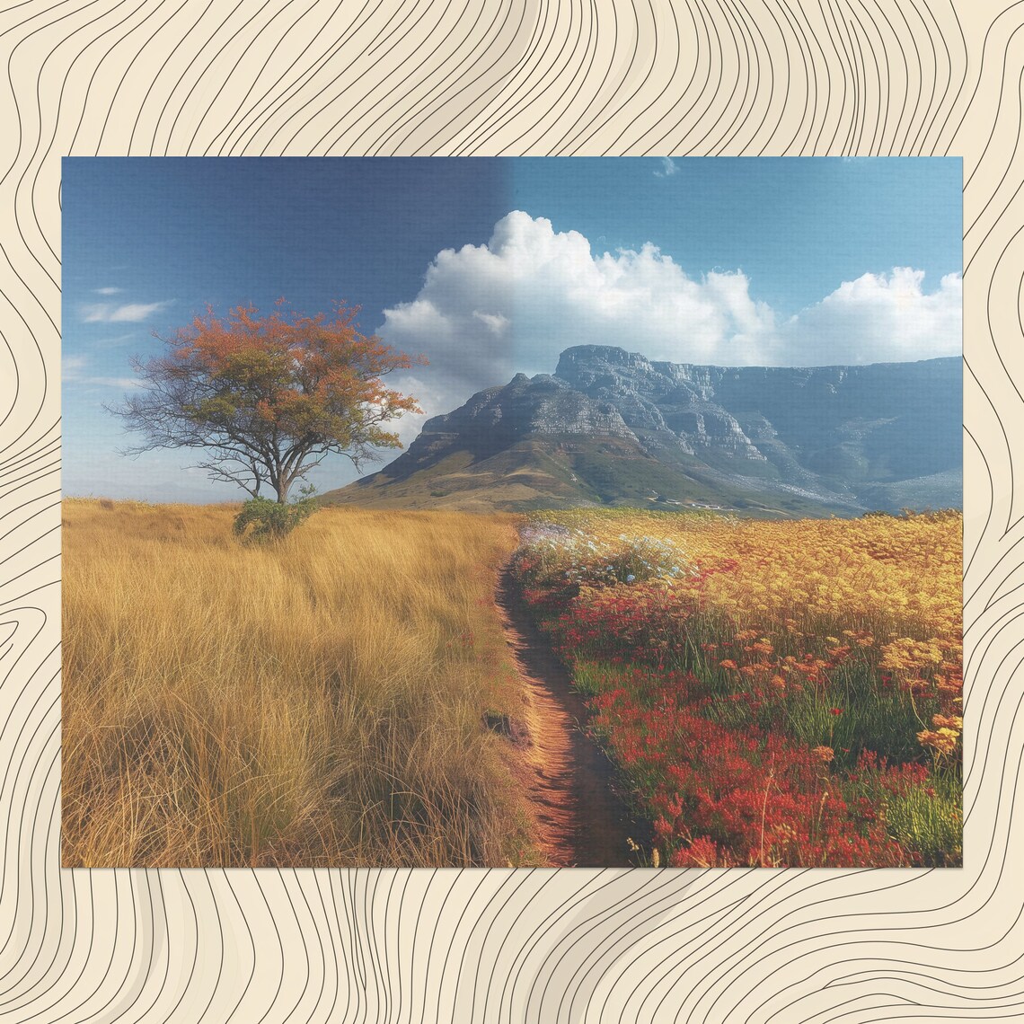 South Africa Art Print, African Landscape