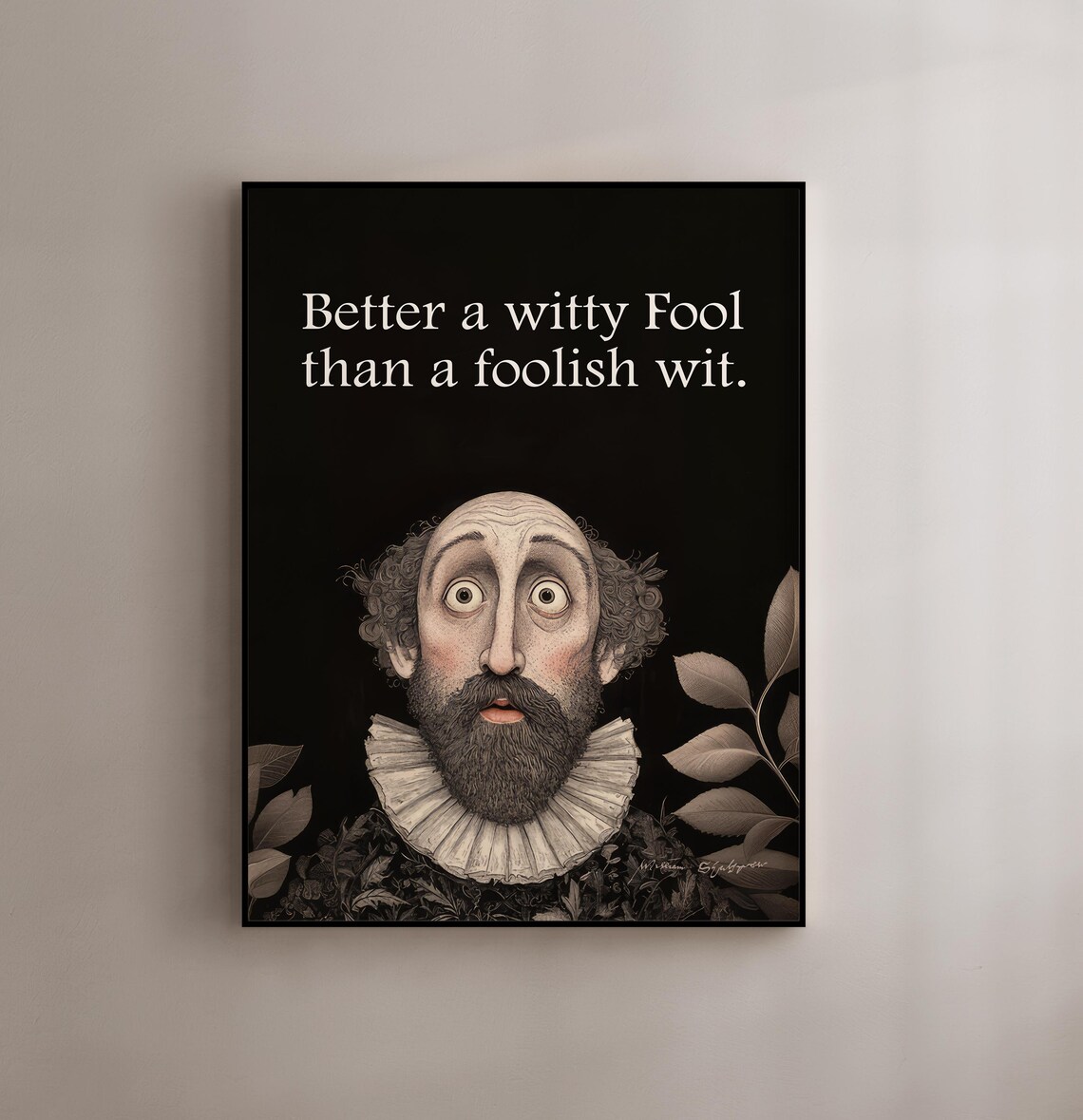 Shakespeare Quote Poster, Theatre Classroom Wall Art - Image 2
