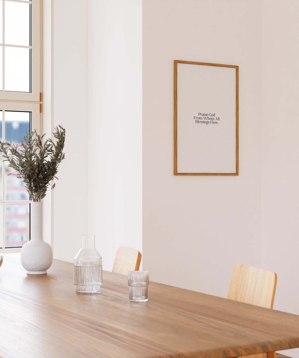 Praise God From Whom All Blessings Flow, Minimalist Print - Image 4
