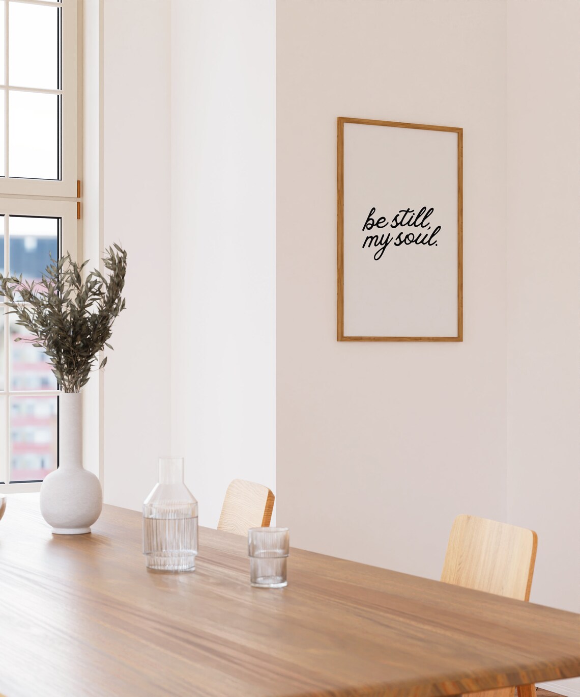 Be Still My Soul Modern Christian Wall Art Print - Image 2