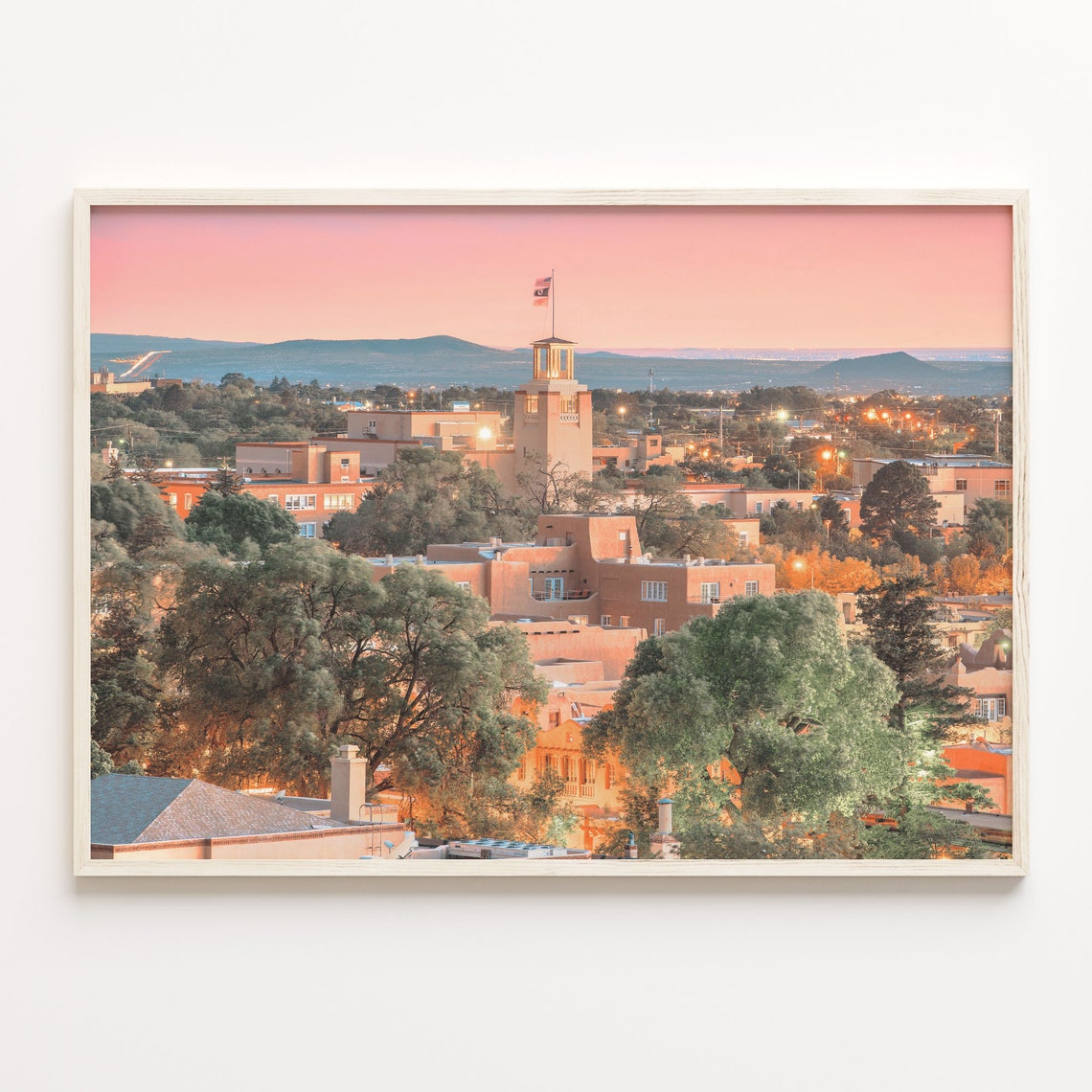 New Mexico Colorful Poster Print New Mexico Photo Art New Mexico Wall Decor Travel Print City Map New Mexico Street Map Poster C18 350