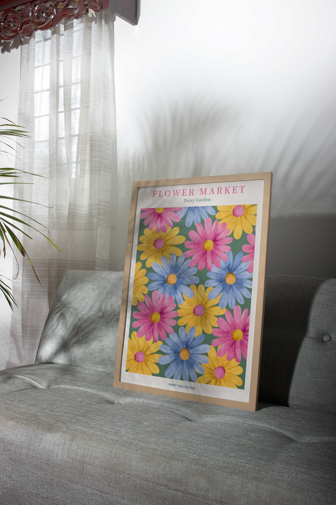 Flower Market Poster, Botanical Flower Garden Print - Image 2