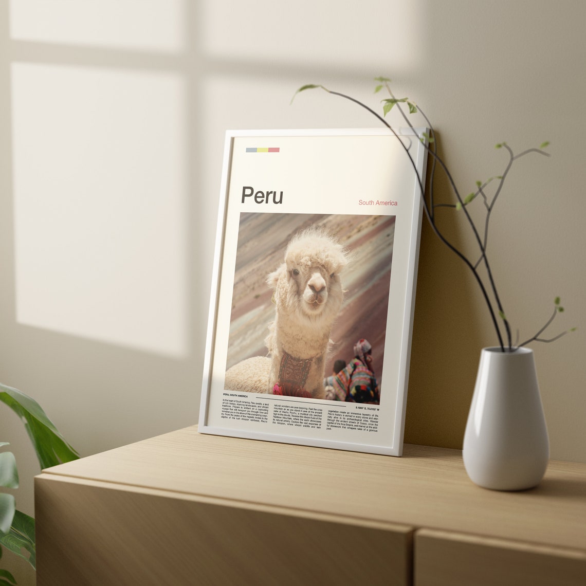 Peru Print Peru Poster Peru Wall Art Peru Art Print Peru Photo - Image 2