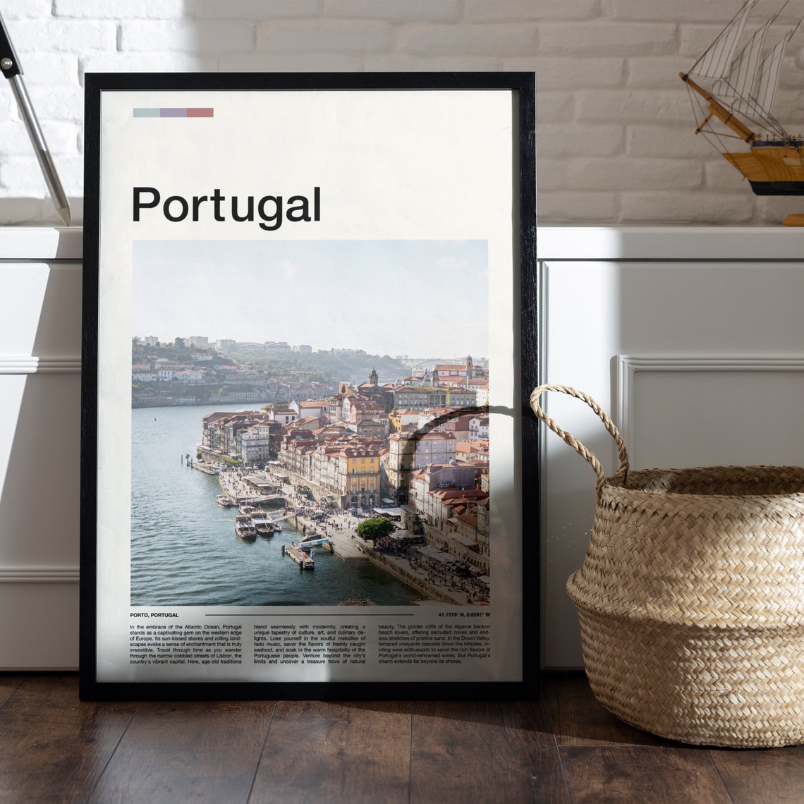Portugal Print Portugal Poster Portugal Wall Art Portugal Art Print Portugal Photo - Image 4