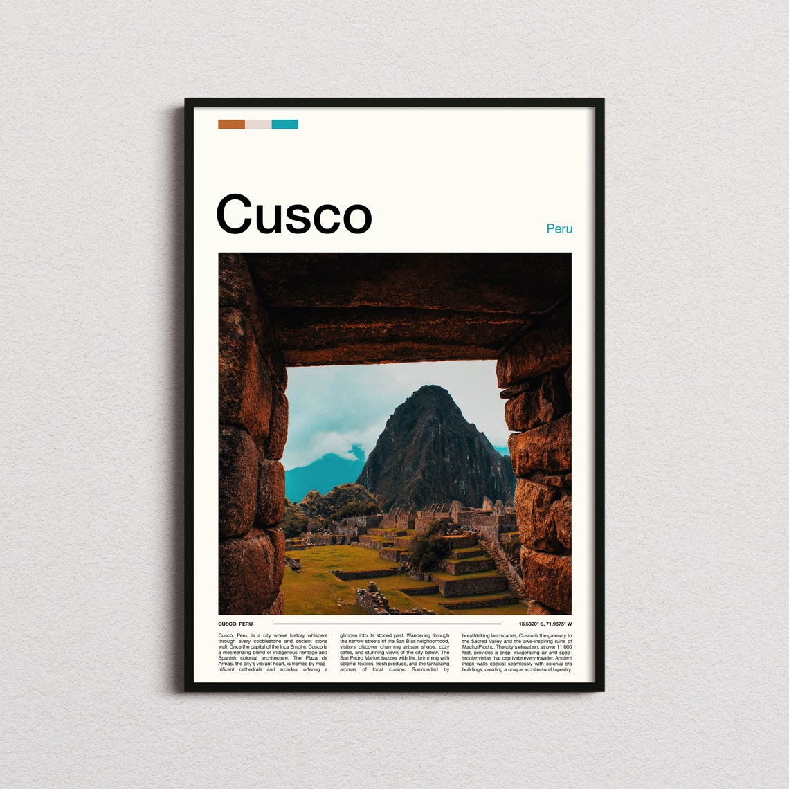 Cusco Print Cusco Poster Cusco Wall Art Cusco Art Print Cusco Photo