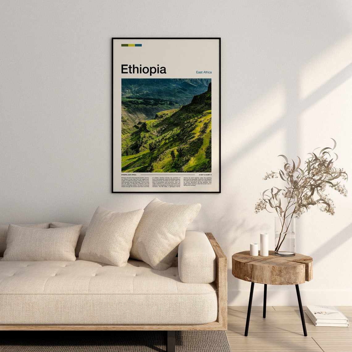 Ethiopia Print Ethiopia Poster Ethiopia Wall Art Ethiopia Art Print Ethiopia Photo Travel Poster Traveler Christmas Gift - Image 3