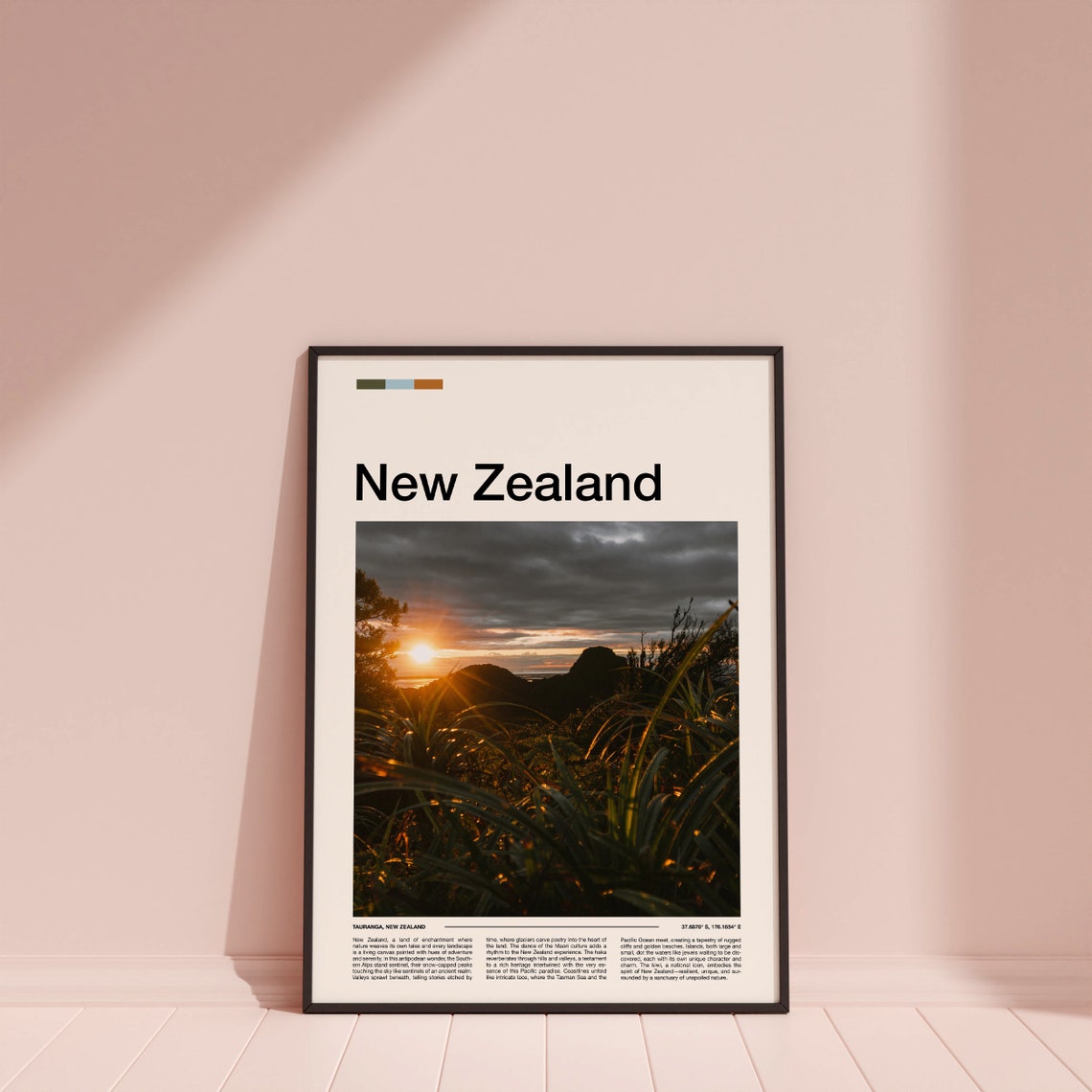 New Zealand Print New Zealand Poster New Zealand Wall Art New Zealand Art Print New Zealand Photo Traveler Gifts Travel Poster - Image 4