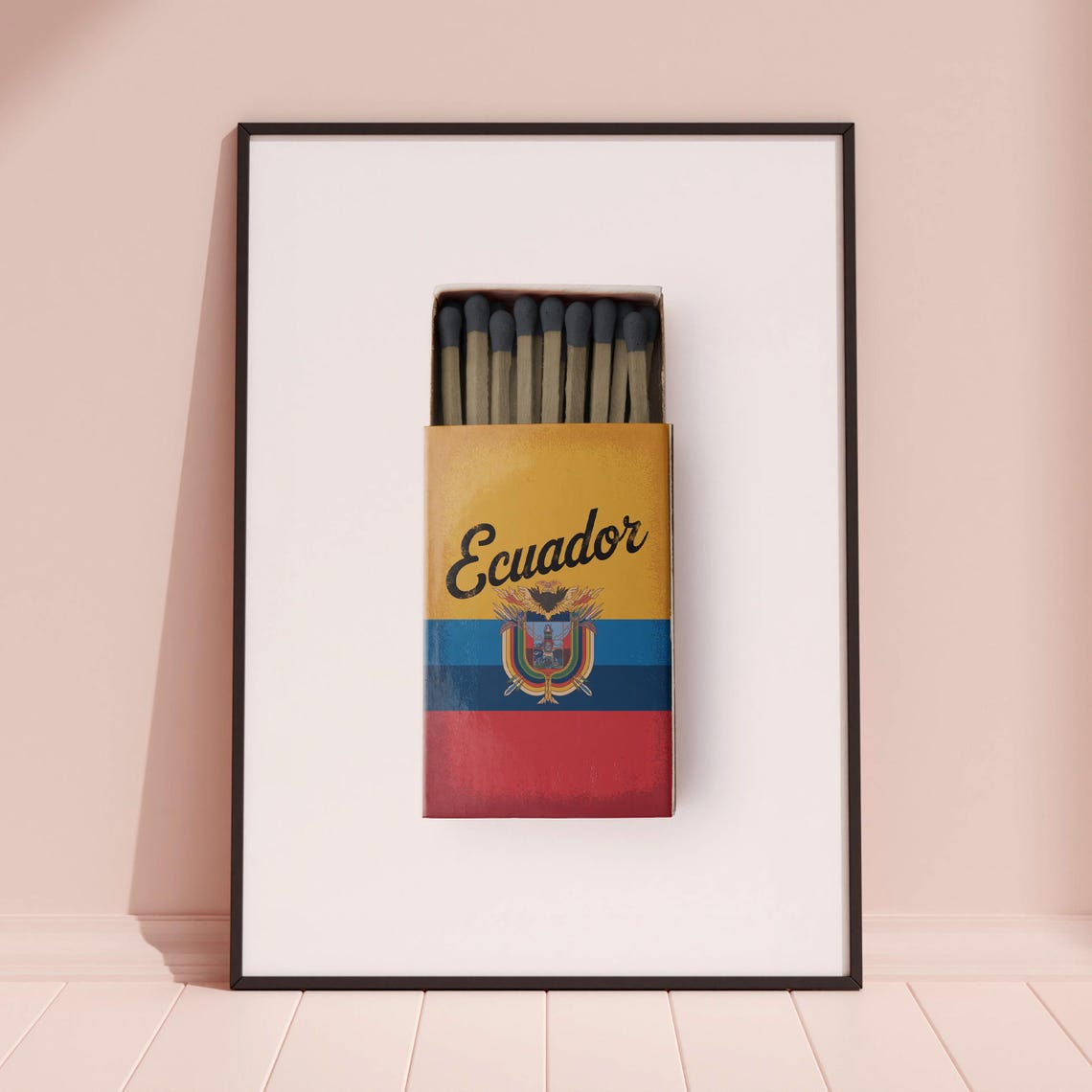 Ecuador Matchbox Print Ecuador Print Ecuador Poster Ecuador Wall Art Ecuador Art Print Ecuador Gifts - Image 3