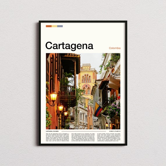 Cartagena Print Cartagena Poster Cartagena Wall Art Colombia Art Print Cartagena Photo