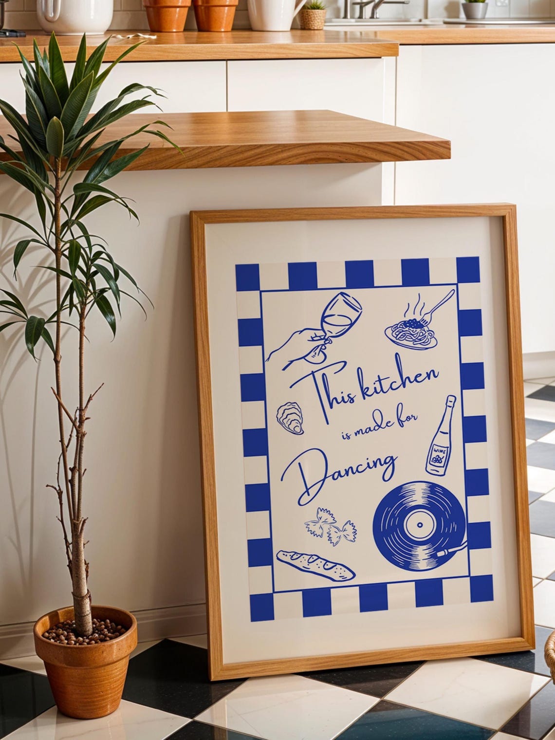 This Kitchen Is Made For Dancing, Vintage Sign - Image 3