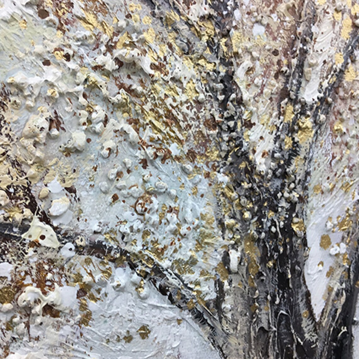 Tree of Life Abstract Oil Painting Art Print - Image 2