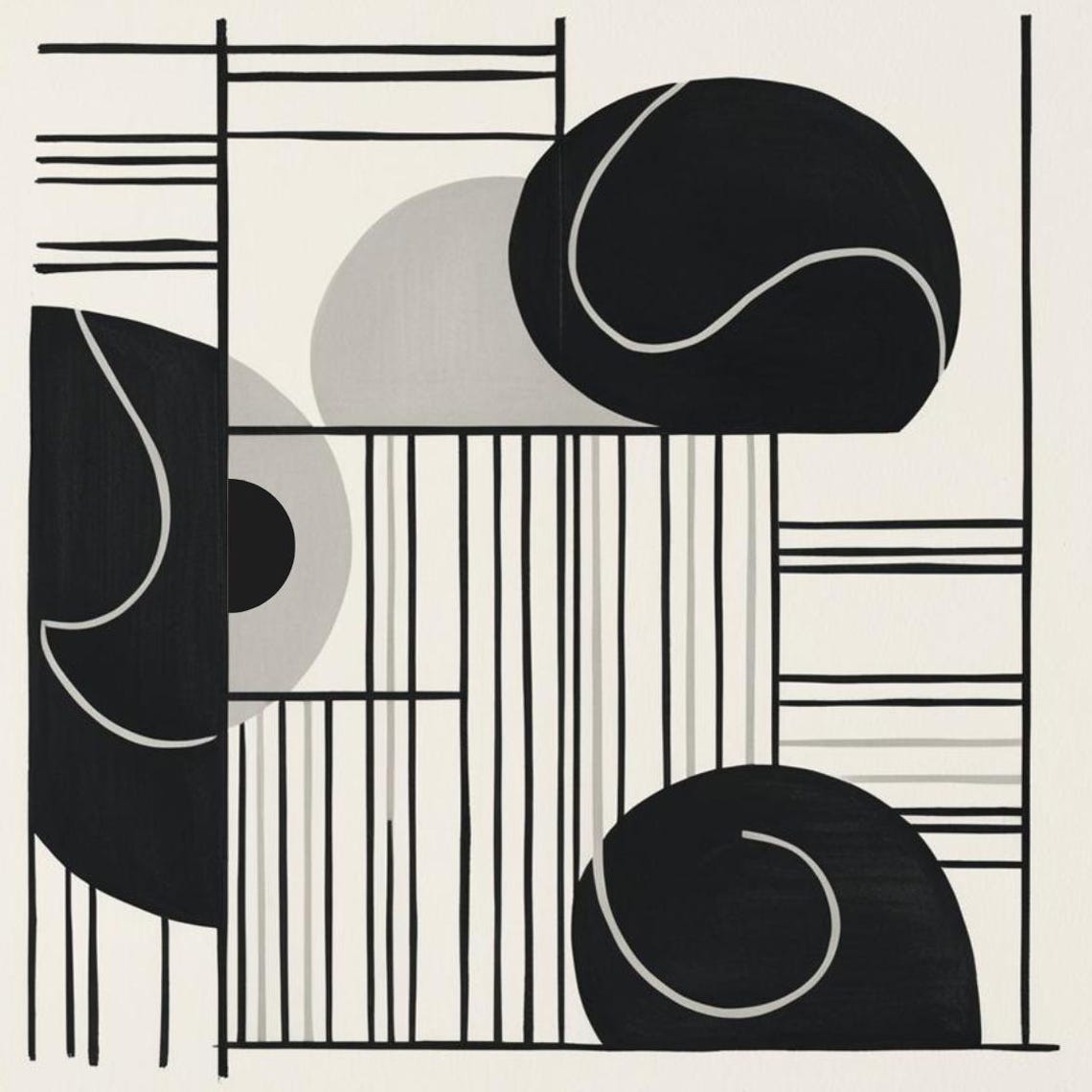 Abstract Art, Neutral Colors - Image 3